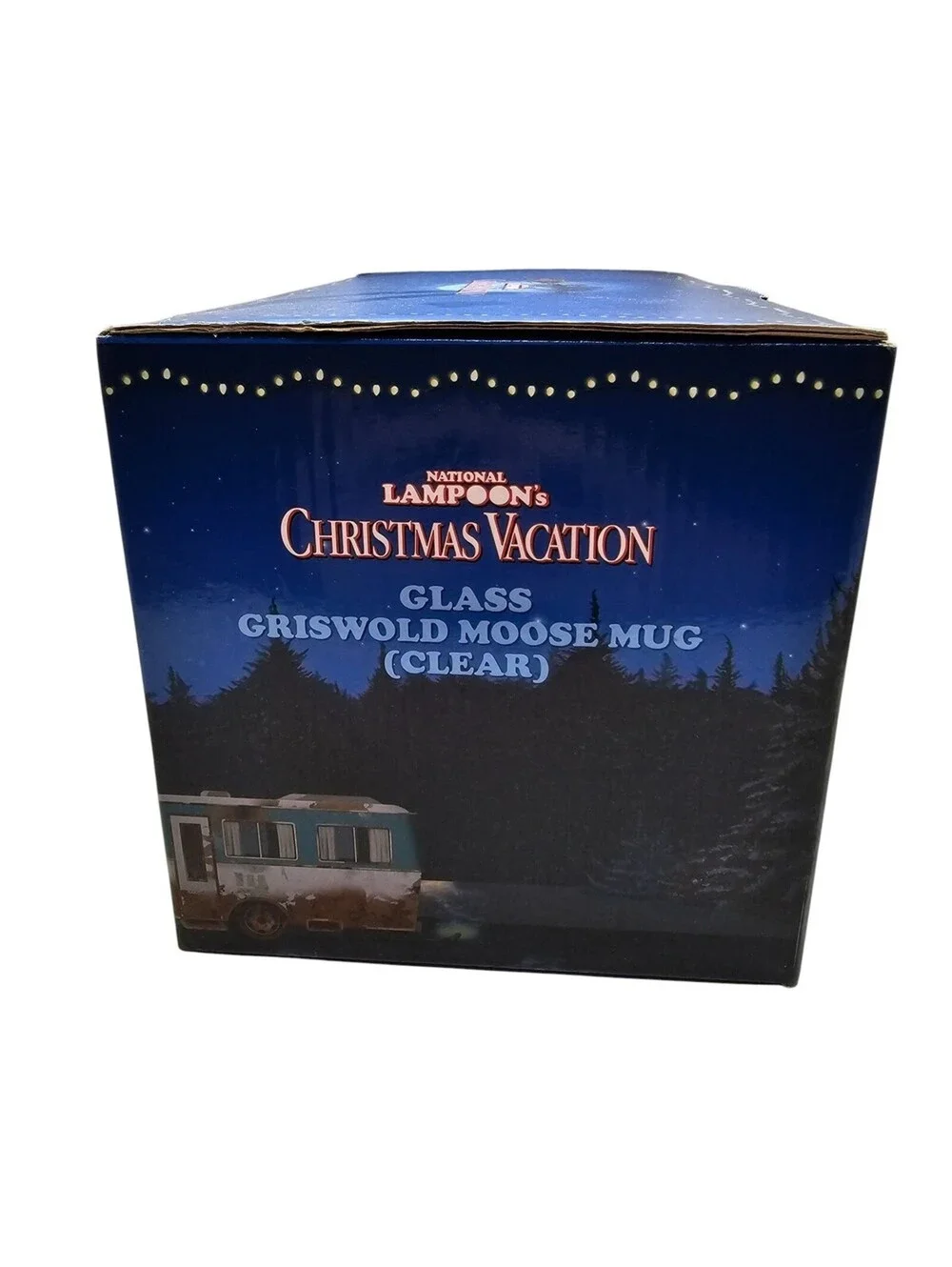 Vintage National Lampoon's Christmas Vacation Glass Moose Mug Eggnog Collector
